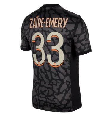 Paris Saint-Germain Warren Zaire-Emery #33 Tredjetröja 2023-24 Kortärmad